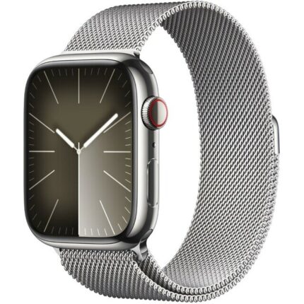 Умные часы Apple Watch Series 9 45mm Silver Stainless Steel Case with Silver Milanese Loop