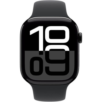 Умные часы Apple Watch Series 10 46mm Jet Black Aluminum Case with Black Sport Band (M/L) — изображение 2