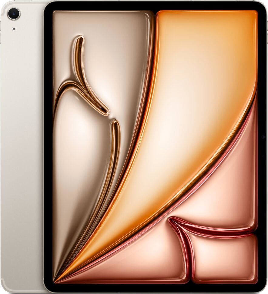 8465.970 Планшет Apple iPad Air 13 (2025) 128GB Wi-Fi + Cellular Сияющая звезда (Starlight) — изображение 1