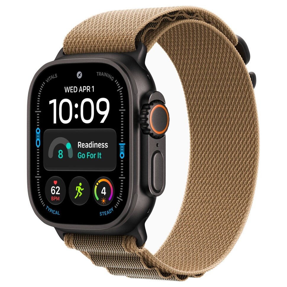 41304.970 Умные часы Apple Watch Ultra 4 49mm Black Titanium Case with Desert Alpine Loop (M) — изображение 1