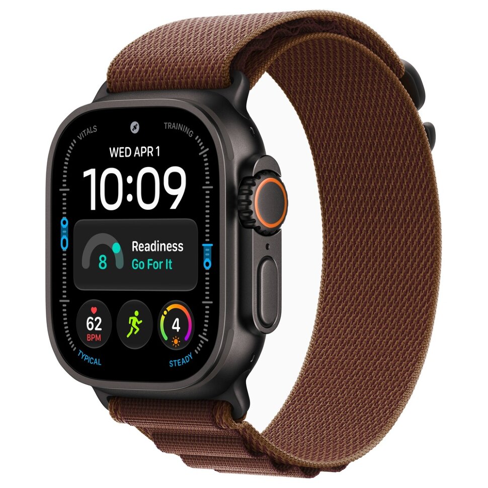 41310.970 Умные часы Apple Watch Ultra 4 49mm Black Titanium Case with Burgundy Alpine Loop (S) — изображение 1